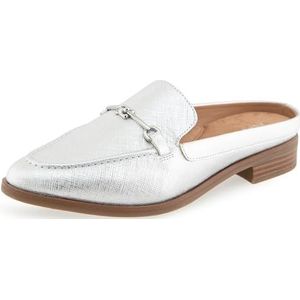 Aerosoles Erik Mule voor dames, Zilver Metallic Getextureerd Kunstleer, 10 UK Wide