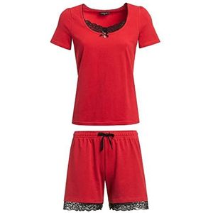 Vive Maria Lipstick Girl Short Pyjama Pyjama rood-zwart XS
