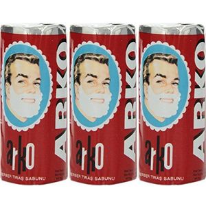 Rusty Bob - Originele traditionele arko-een scheerzeep, scheercrème [after shave] [scheerwater] scheerschuim - 3 stuks Arko scheerzeep