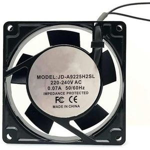 LMNCBVYA JD-A9225H2SL 92mm AC Fan - 220/240V, 0.07A, 50/60Hz, 2-Wire Design for Efficient
