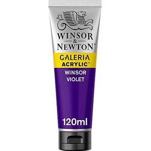 Winsor & Newton 2131728 Galeria acrylverf, hoge pigmentatie, lichtecht en verouderingsbestendig, romige vloeiende consistentie - 120ml Tube, Winsor Violet