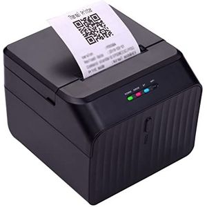 WMMNHY Desktop 58mm Thermische ontvangstprinter Wired Barcode-printer BT Verbinding binnen ondersteuning ESC/POS Opdracht(USB BT Connection)