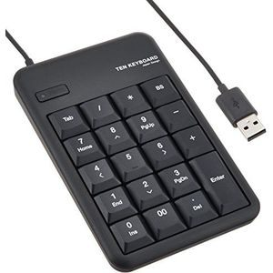 ELECOM Tien toetsenbordmembraan 10 miljoen keer gehard zwart TK-TCM011BK (Japan Import)