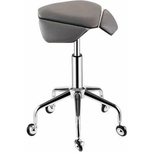 Kruk Met Wielen, Verstelbare Zadelsalonkruk Met Gaslift, Stoel For Manicure, Tatoeage, Spa, Schoonheidstherapie, Bar(A)