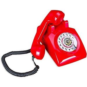 Telefoon Thuis Telefoon Antieke roterende telefoon jaren 60 met klassieke algemene postkantoor stijl wijzerplaat kaart Desner retro telefoon roterende wijzerplaat vintage telefoon klassieke bureautel