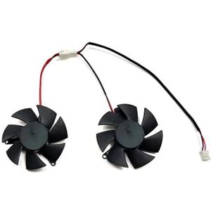 45MM 2PIN T125010SU(B) GTX 1050 MINI GPU-ventilator, voor ZOTAC voor GeForce 1050Ti-4GD5, grafische kaartkoelventilator