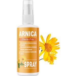 ARNICA Spray met Duivelsklauw extract (Duivelsklauw) 100 ml. Koud effect. Spierpijn, rug, schouder, voeten, knieën, contracturen - Met essentiële oliën van Wintergroen, Pepermunt en Rozemarijn