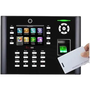 660 Biometrische vingerafdrukherkenning Tijdregistratie en toegangscontrolemachine Optionele RFID-kaartlezer Tijdklok(IClock680-ID)