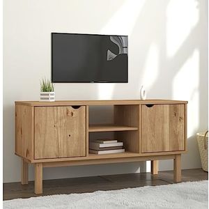 DIGBYS TV-meubel OTTA 113,5x43x57 cm Massief Hout Grenen