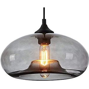 Pendant Lights V-intage Pendant Lighting Fixture | Ceiling Hanging Light| Glass Shade | Modern Industrial Style Dome Chandelier Compatible with Barn, Farmhouse, Loft, Kitchen, Bar, Cafe,Keuken eiland