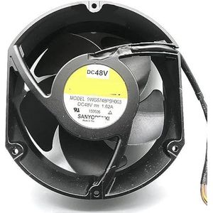 9WG5748P5H003 voor Sanace172w model DC 48V 1.62A PC-behuizingskoeler koelventilator