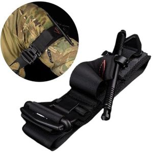 Tactische Tourniquet, Reddingsapparaat Met Één Hand, Vluchtuitrusting For Buiten, Roterende Compressie, Bevestigingsstang Van Aluminiumlegering, Lengte 106 Cm(5pcs)