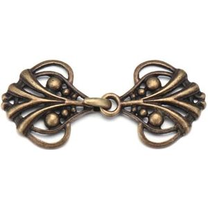 Shirt Cinch Swirl Clip Cape Clips, Sjaal Cardigan Clips Pakket van 3 Retro Bloemenpatroon(E-b2)