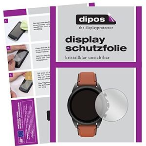 dipos I 6X beschermfolie, helder, compatibel met Fossil Gen 6 (44 mm) smartwatch, folie, displaybeschermfolie