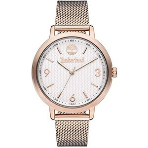 Timberland Dames analoog kwarts horloge met roestvrij stalen armband TBL15643MYR.01MM