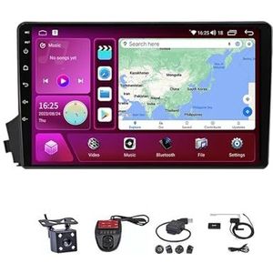 Android Double Din Car Stereo 9 Inch Touchscreen Autoradio Autotoebehoren Multimedia Stuurwielbediening met Navigatie Plug And Play Voor Ssangyong Kyron Actyon 2005-2011(M100S WIFI 1G+16G)
