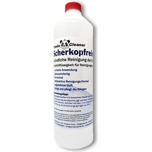 PANDACLEANER Scheerkopreiniger, 1000 ml, navulvloeistof voor reinigingscartridges, het voordelige alternatief, geschikt voor Braun CCR en standaard cartridges