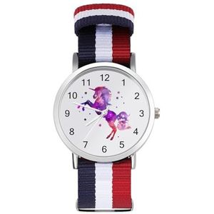 Starry Unicor Automatisch Horloge voor Mannen Vrouwen Mode Quartz Horloge Armband Polshorloge voor Thuiskantoor