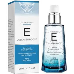 Collageen verstevigend serum, diepe hydratatie, anti-aging, anti-aging, rimpelvermindering, huidversteviging, kleurcorrectie en opheldering (3 stuks)
