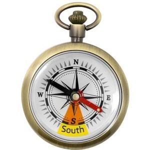SDFGH Retro Zakhorloge Kompas Kompas Kompas Draagbaar Antiek Koperen Flip Cover Kompas Buiten