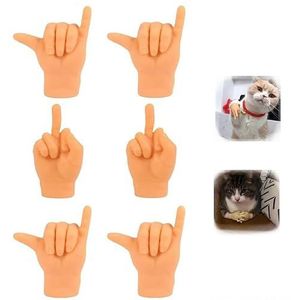 Mini Hands for Cats,Elastic Stretchable TPR Hands Cat Toy,Tiny Hands for Cats Crossed,Mini Human Hands for Cats,Cat Interactive Toy,Funny Tiny Hands for Cat Massage (Size : I)