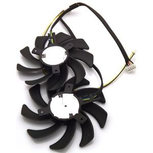 2 stuks FDC10H12S9-C 85mm 12V 0.35A VGA-ventilator voor ASUS POSEIDON GTX770 GTX780 GTX980-P grafische kaartkoelventilator