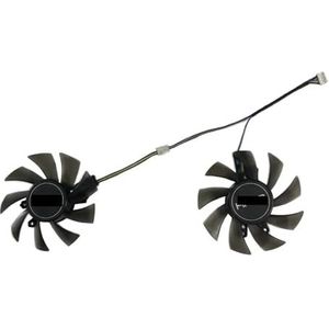 2 stuks T128015DU, GPU VGA-koeler, videokaartventilator, voor MANLI GTX1060 GTX 1660 voor Super voor Gallardo GA82S2H
