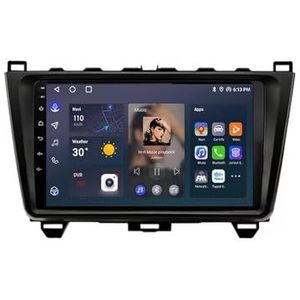 Android 12 Auto Stereo MP5 Player 9'' Screen Autoradio Voor Mazda CX-7 2008-2015 Car-play Android Auto GPS-navigatie Bluetooth RDS FM AM DAB+ Radio Stuurbediening Voice Control(4 Core 2G+32G)