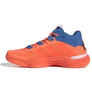 adidas Heren Courtstabil Indoor Performance Shoes, team solar orange/team solar orange/bright royal, 46 2/3 EU