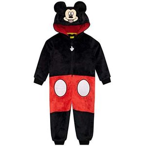 Disney Jongens' Mickey Mouse Onesie, Zwart, 98