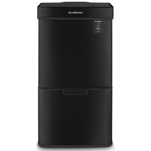 Vuilnisbak - Zwart - Kunststof - 30 Liter