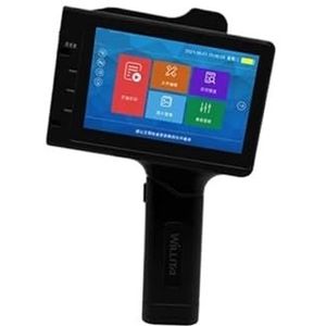 Brede codeertoepassingen 25.4mm Draagbare Handheld Inkjet Printer Gun for Logo Vervaldatum Barcode Batchnummers Label Machine S10 Lichtgewicht en handig(Printer Only)