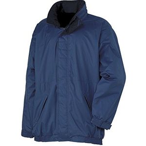 Regatta Dover Jassen voor heren, waterdicht, gevoerd, fleece, met verborgen capuchon, waterdicht, geïsoleerd, marineblauw, FR: 4XL (maat fabrikant: 4XL)