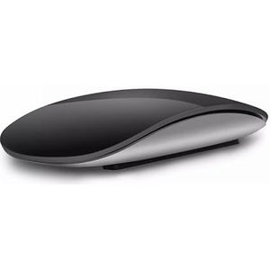 Bluetooth 5.0 Wireless Mouse Silent Multi Arc Touch Mice Ultradunne Magic Mouse voor Laptop iPad Mac PC Macbook (zwart)