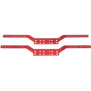 For MN model nieuwe MN98 MN99S afstandsbediening auto-onderdelen metalen upgrade aluminium balk auto balk(Red)