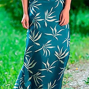 Cocoon Zijden sarong bladeren - wikkelrok met insectshield