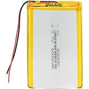 3.7v 6000mah 906090 lithium-polymeerbatterij, oplaadbaar voor tablet digitaal product