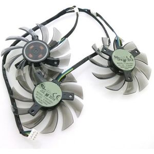 T128010SU DC12V 0.35A 75mm ventilator voor Gigabyte voor GTX1050 GTX1060 GTX1070 GTX1080 G1 N950OC N960G1 N970 grafische kaartkoeling(T128010SU-A-3PCS_NO RGB)