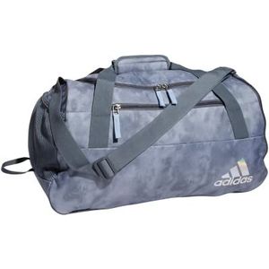 adidas Squad 5 Duffel Bag, Stone Wash Grey/Blue Dawn/Snowglobe, One Size