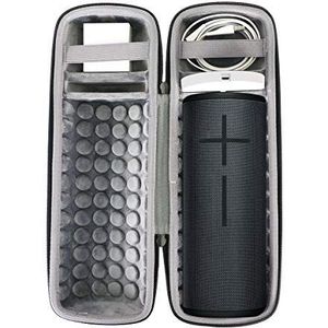 co2CREA Harde reishoes voor Ultimate Ears Megaboom 3 Draadloze Draagbare Bluetooth Luidspreker (alleen doos) (Zwarte hoes met Power Up Base)