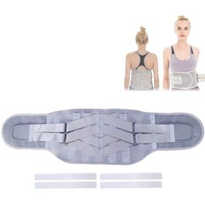 OIFAODAO, Taillesteun Draagbare verstelbare elastische infrarood zelfopwarming Magnetische therapie Rug-lumbale brace-riem ，Rugsteun(M)