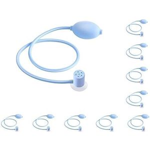 10 Set Opvouwbare Sitz Bad Flusher met Zuignap voor Bidet Toilet Aambei Multi Gat, 1 Stuk Upgraded Flusher