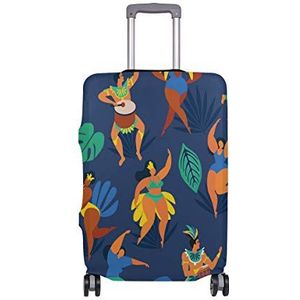 AJINGA Rozen en Vlinder Goud Travel Bagage Protector koffer Cover S 18-20 in