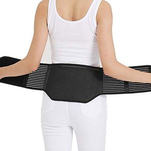 Tailleband, Verstelbare lendensteun Onderrugsteun Zelfverwarmende magnetische therapieriem Verlicht pijn en stress for mannen vrouwen(L)