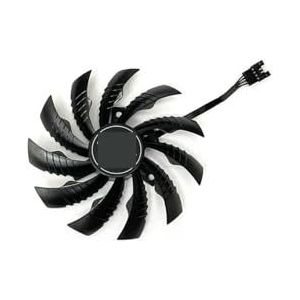 95MM T129215SH PLD10010S12H Koelventilator voor Gigabyte GTX 1650 GAMING 1660 Ti RTX 2060 Super 2070 voor WINDFORCE Grafische Kaartventilator(Black B-Fan T12)
