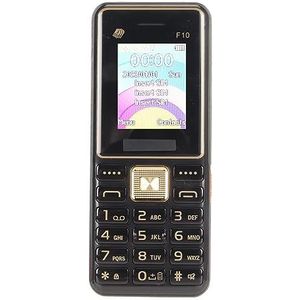 2G Senioren Mobiele Telefoon, 3 Kaarten 3 Standby F10 2G Mobiele Telefoon voor Dagelijks Leven (EU-stekker)