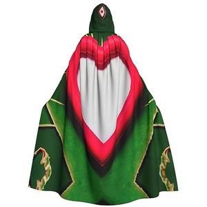 SSIMOO Valentijnsdag liefde unisex mantel-boeiende vampiercape voor Halloween - een must-have feestkleding voor mannen en vrouwen