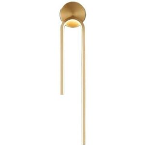 Moderne lineaire wandlamp – 55 cm LED-strip wandlamp met 3 kleurmodi | Minimalistische verlichting for badkamer, slaapkamer, woonkamer, trappenhuis(Brass)