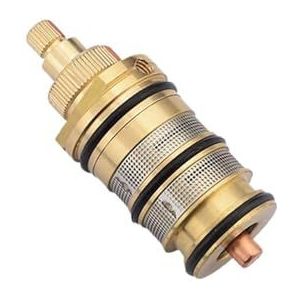 Vervanging keramische kraan cartridge, 1 stks Pas de watertemperatuur aan Thermostatische mengkraan Accessoires Messing Thermostatische kraan Spool Kraan Cartridge Badkraan Douche