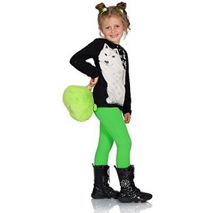 FUTURO FASHION Meisjes Kinderen Volledige Lengte Effen Katoenen Leggings Fietsen Casual Wear Baby Broek Leggings Effen Panty Broek voor Kinderen Leeftijd 2-13 Kind, Groen, 6 jaar